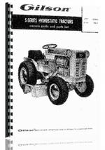 Operators & Parts Manual for Gilson Gilson Lawn & Garden Tractor
