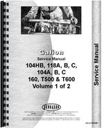 Service Manual for Galion 104B Grader
