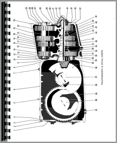 Parts Manual for Galion 118 Grader Sample Page From Manual