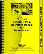 Service Manual for Galion 303 Grader