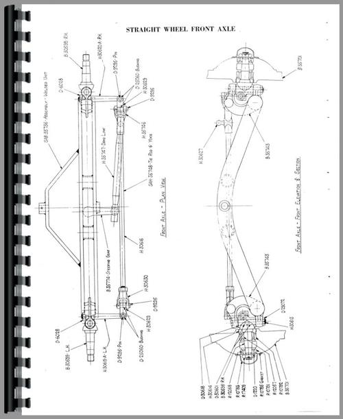 Parts Manual for Galion 503 Grader Sample Page From Manual