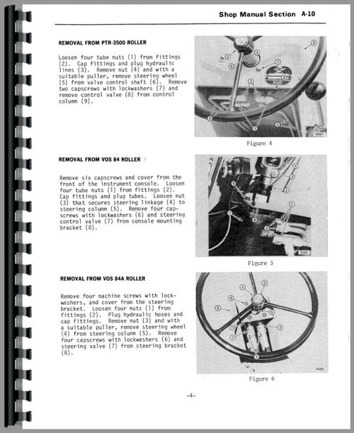 Service Manual for Galion 503L grader Sample Page From Manual