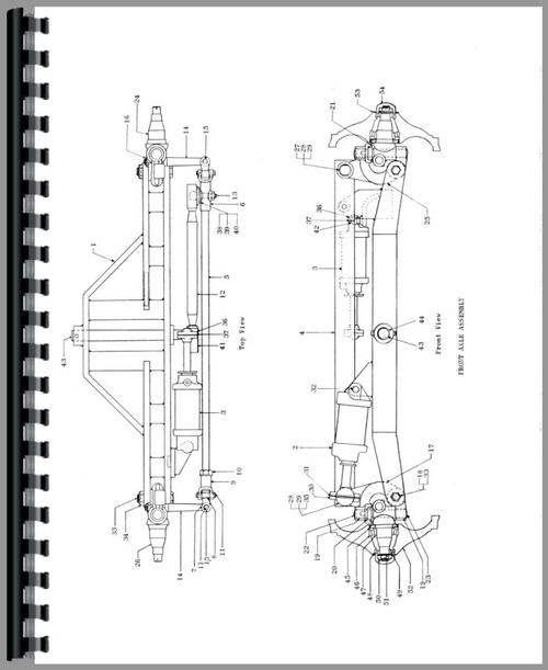 Parts Manual for Galion T-600 Grader Sample Page From Manual