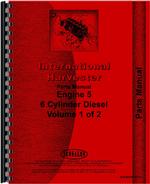 Parts Manual for Galion T-500A Grader IH Engine