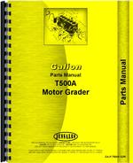 Parts Manual for Galion T-500A Grader