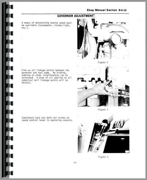 Service Manual for Galion T-500C Grader Sample Page From Manual