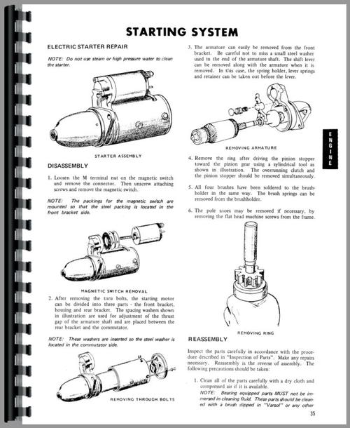 Service Manual for Gehl HL2500 Skid Steer Loader Sample Page From Manual