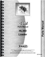 Parts Manual for Gehl HL360 Skid Steer Loader