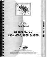 Parts Manual for Gehl HL4300 Skid Steer Loader