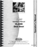 Operators Manual for Gehl HL4400 Skid Steer Loader
