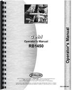 Operators Manual for Gehl RB1450 Round Baler