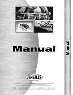 Operators Manual for Ford S-21 Cultivator