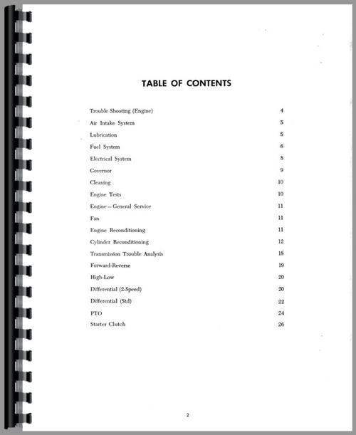 Service Manual for Gravely L Convertible Walk Behind Tractor Sample Page From Manual