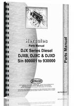 Parts Manual for Hercules Engines DJXH Engine