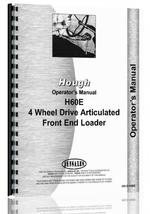 Operators Manual for Hough H-60E Pay Loader