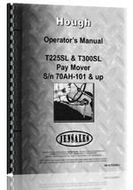 Operators Manual for Hough T-225SL Paymover Tug
