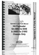 Operators & Parts Manual for Hough HA Pay Loader