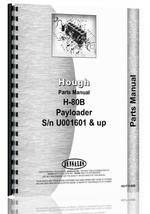 Parts Manual for Hough H-80B Pay Loader