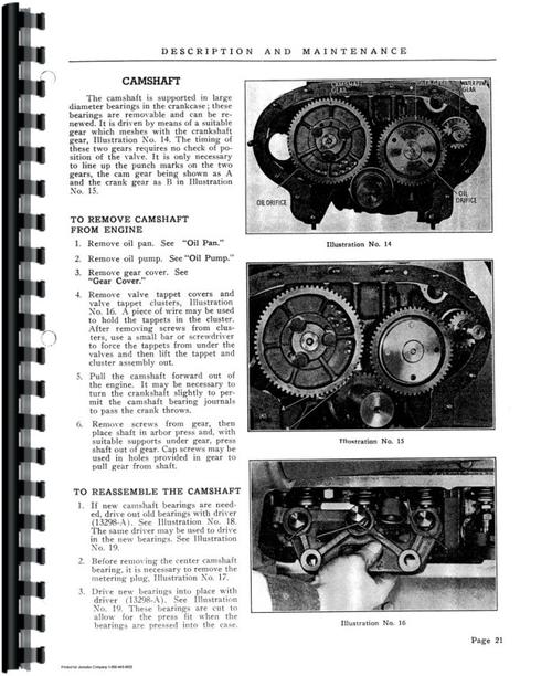 Service Manual for Hercules Engines GX Series Engine Sample Page From Manual