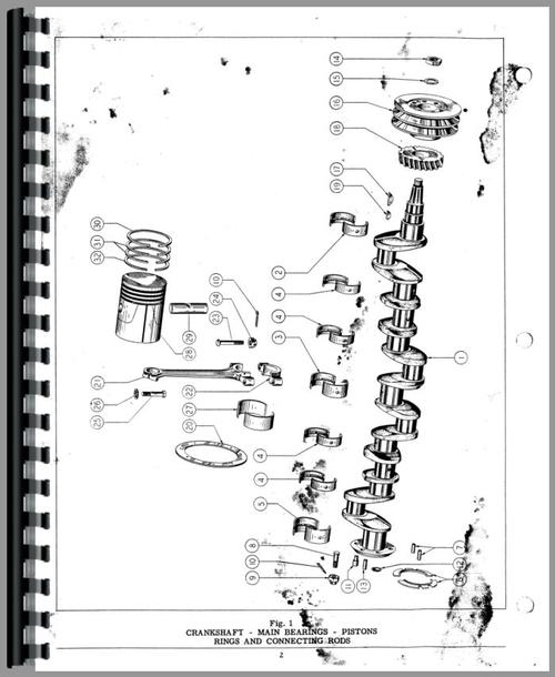 Parts Manual for Hercules Engines JXD Engine Sample Page From Manual