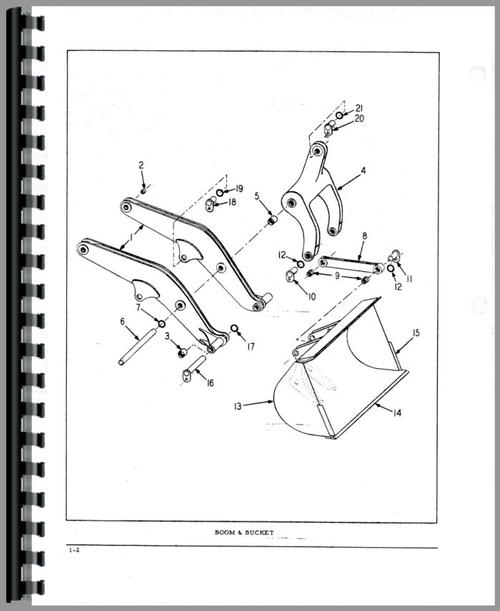 Parts Manual for Hough H-100A Pay Loader Sample Page From Manual