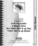 Parts Manual for Hough H-50 Pay Loader
