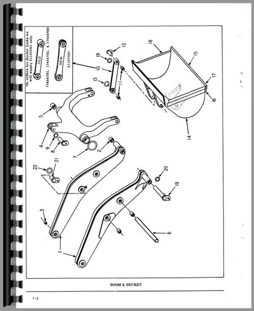 Parts Manual for Hough H-60 Pay Loader Sample Page From Manual