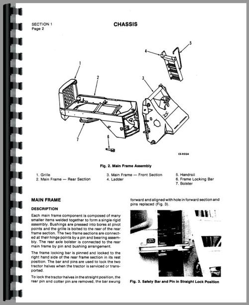 Service Manual for Hough H-90E Pay Loader Sample Page From Manual