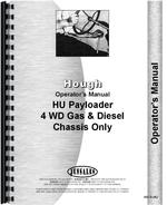 Operators Manual for Hough HU Pay Loader