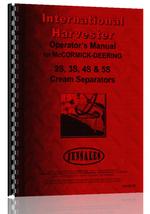 Operators Manual for International Harvester 2-S Cream Separator