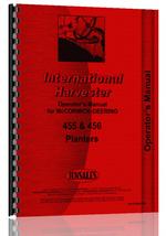 Operators Manual for International Harvester 455 Planter