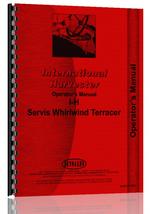 Operators Manual for International Harvester I-H Whirlwind Terracer