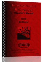Operators Manual for International Harvester TD30 Crawler