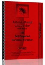 Parts Manual for International Harvester 123 Combine