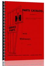 Parts Manual for International Harvester 175 Windrower