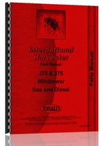 Parts Manual for International Harvester 375 Windrower