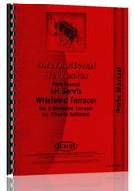 Parts Manual for International Harvester I-H Whirlwind Terracer