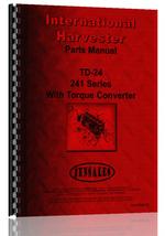 Parts Manual for International Harvester TD24 Crawler