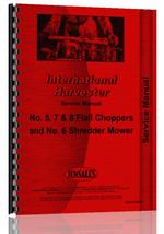 Service Manual for International Harvester 6 Shredder Mower