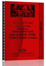 Service Manual for International Harvester 260 Cable Control Units