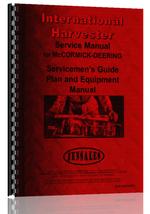 Service Manual for International Harvester All Dealer Service Plan