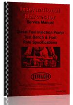 Service Manual for International Harvester All Diesel Test Bench