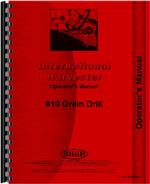 Operators Manual for International Harvester 10 Grain Drill