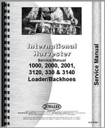 Service Manual for International Harvester 1000 Loader Attachment