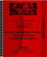 Service Manual for International Harvester 100B Pay Hauler Diesel Pump
