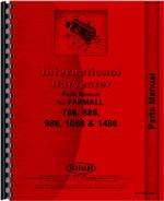 Parts Manual for International Harvester 1086 Tractor