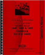 Operators Manual for International Harvester 1440 Combine
