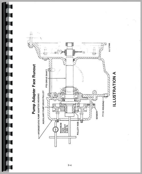 Service Manual for International Harvester 1460 Combine Sample Page From Manual