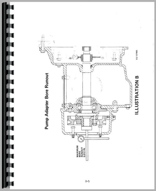 Service Manual for International Harvester 1460 Combine Sample Page From Manual