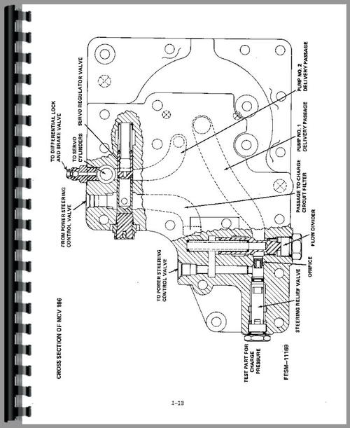 Service Manual for International Harvester 186 Hydro Tractor Sample Page From Manual